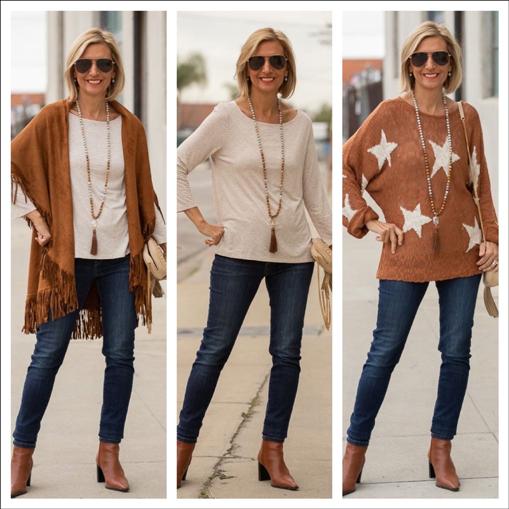 A Best Selling Cape Vest And A New Trendy Sweater - Just Style LA