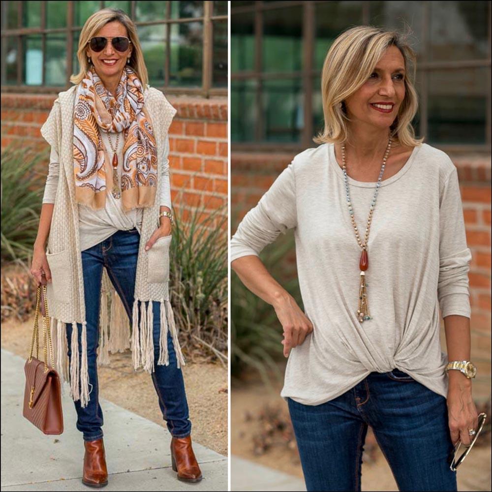 A Casual Neutral Look For Early Fall - Just Style LA
