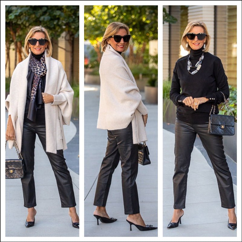A Chic Cream And Black Look For The Holiday Season - Just Style LA
