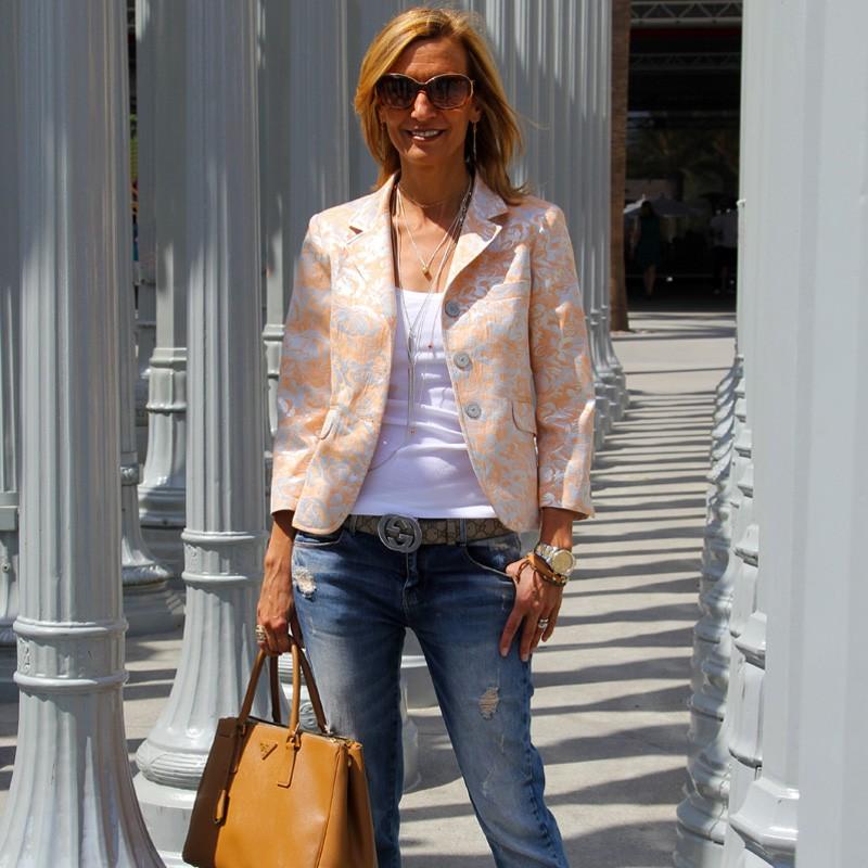A Day At LACMA Wearing My New Broccato Jacket - Just Style LA