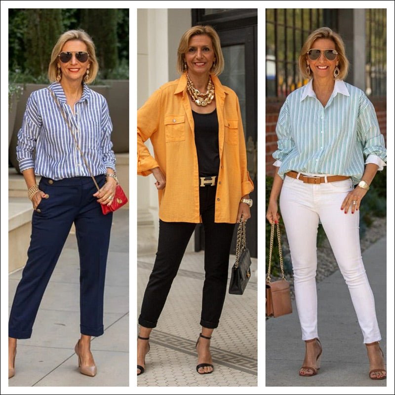 A Recap Of Our Women's Button Down Shirts - Just Style LA