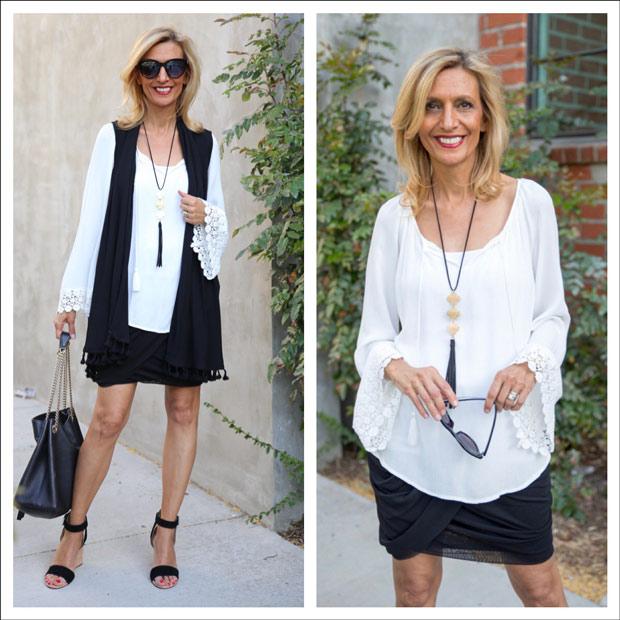Black And White Chic And A Special Visitor - Just Style LA