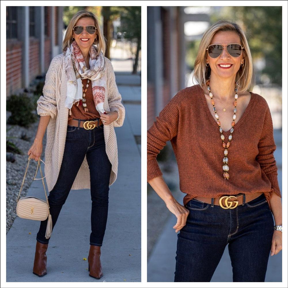 Comfy And Chic In Beautiful Autumn Colors – Just Style LA