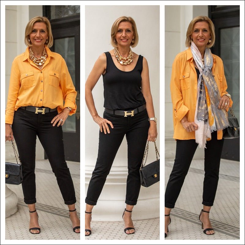 Different Ways You Can Wear Our Tangerine Shirt - Just Style LA