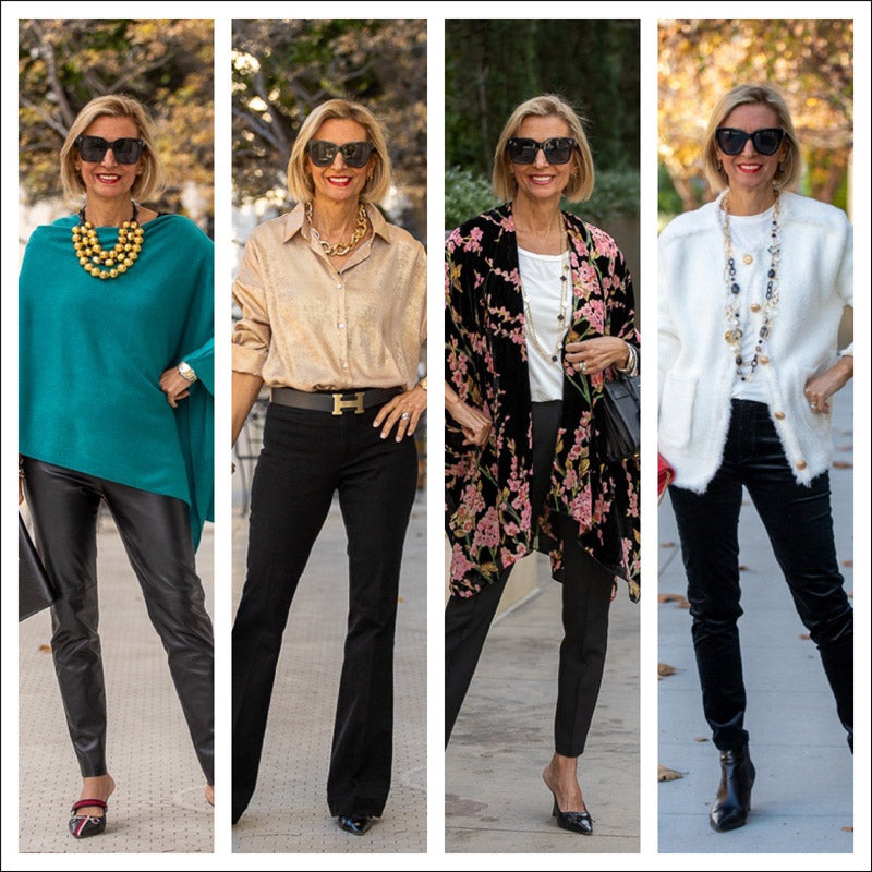 This style feature shows the outfits we put together this December for our fashion blog style features at Just Style LA 