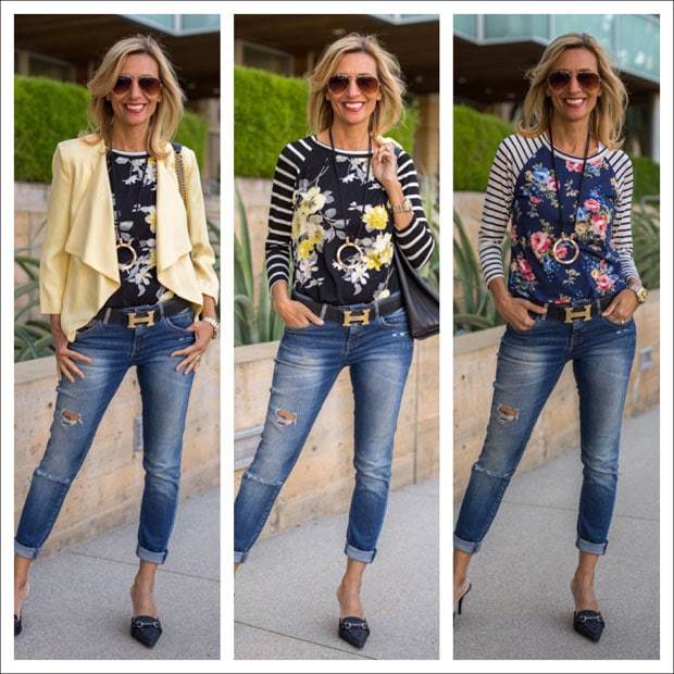 How To Look Chic And Stylish In Jeans And A T Shirt - Just Style LA