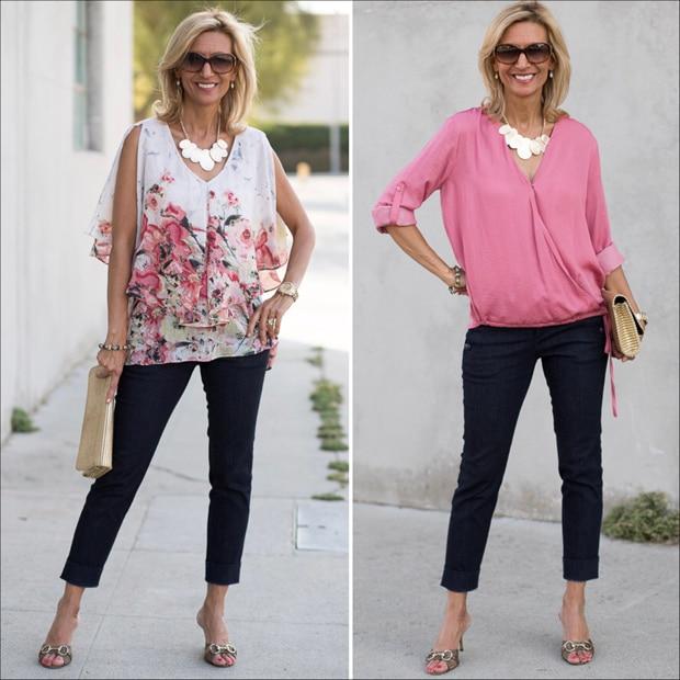 How To Make A Statement With Two Different Blouses - Just Style LA