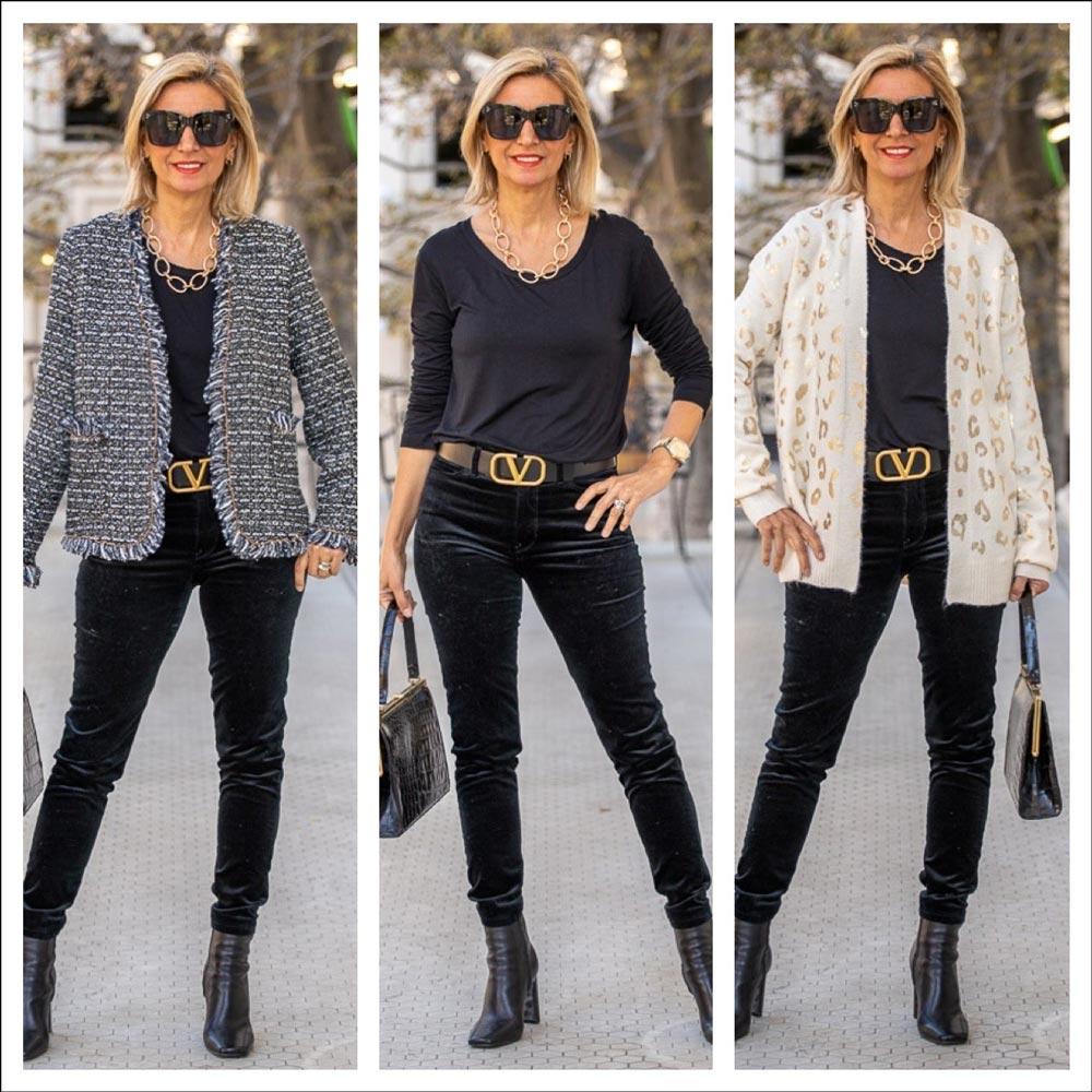 How To Make An All Black Look Holiday Ready - Just Style LA