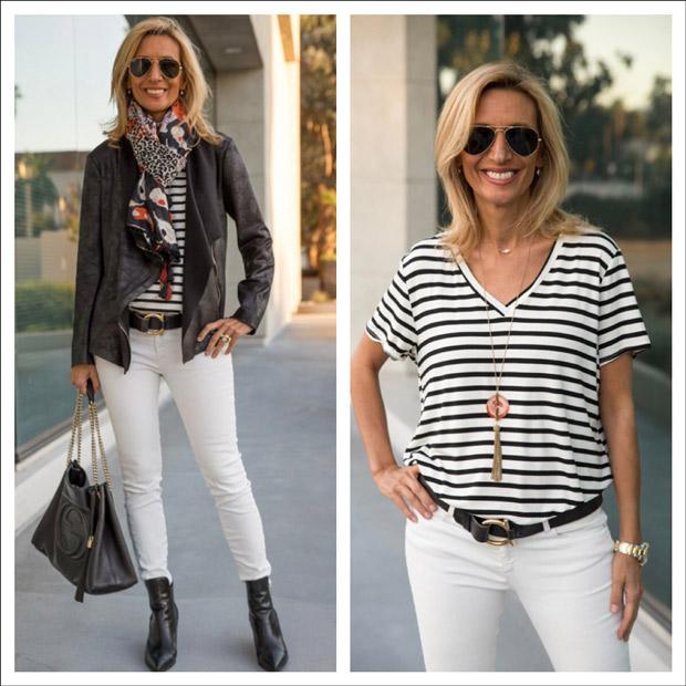 How To Wear White Jeans For Fall And Winter - Just Style LA