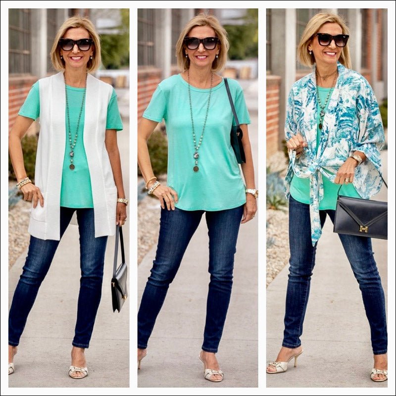 Ivory And Mint A Refreshing Color Combo - Just Style LA