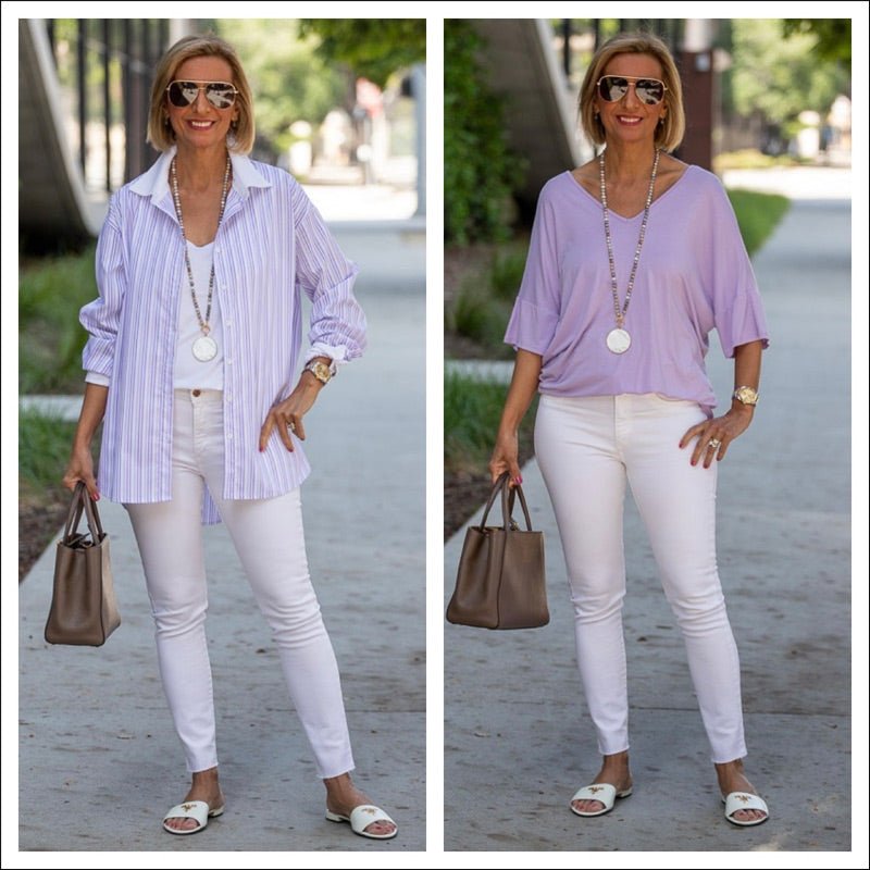 Lavender And White For Spring - Just Style LA