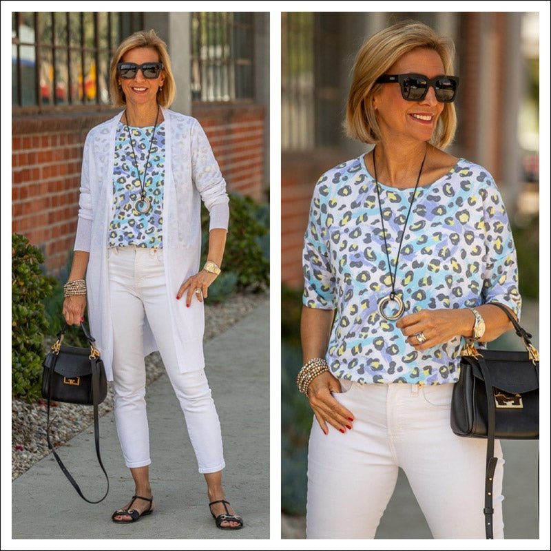 Leopard Mixed With White For Spring And Summer - Just Style LA