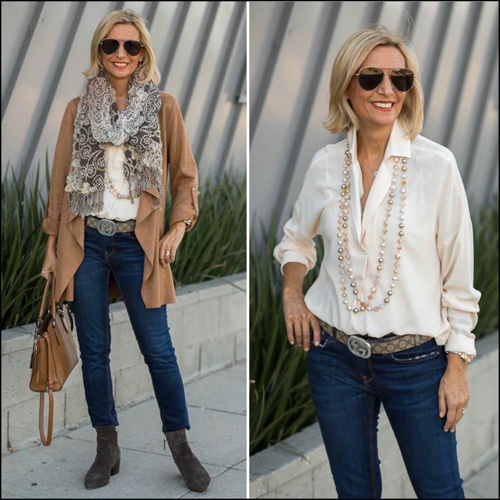 Mixing Fall Neutrals And Rich Textures - Just Style LA