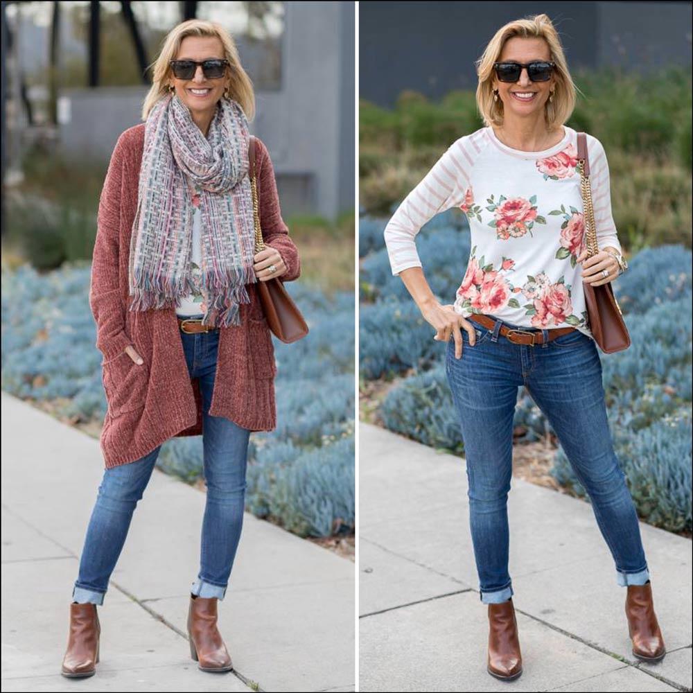 Mixing Textures And Patterns For A Casual Look - Just Style LA