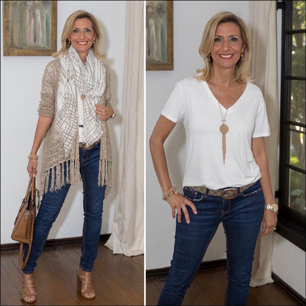 Mixing Textures And Patterns In Neutrals - Just Style LA