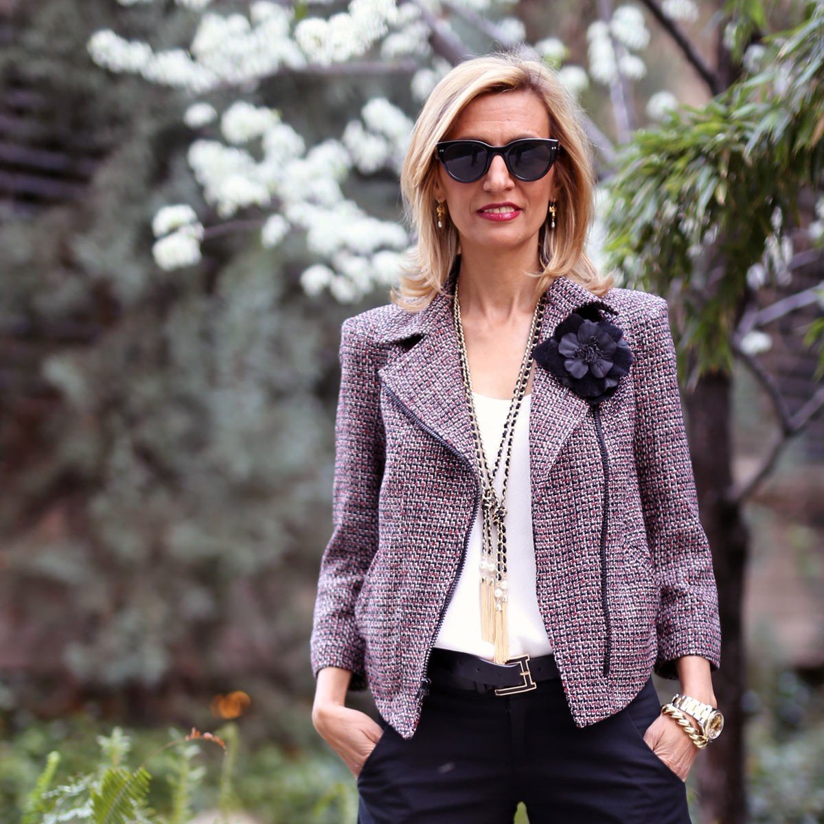 The Chanel inspired jacket, over 40 style