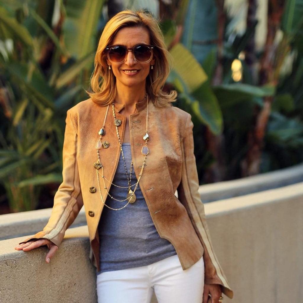 My Favorite Distressed Leather Jacket - Just Style LA