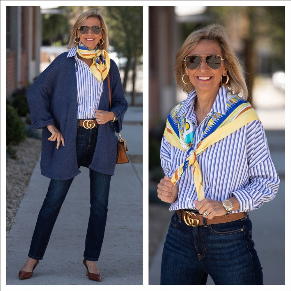 Navy And White A Classic Spring Color Combo - Just Style LA
