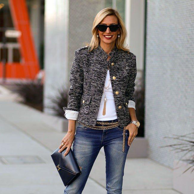 how to wear your chanel jacket