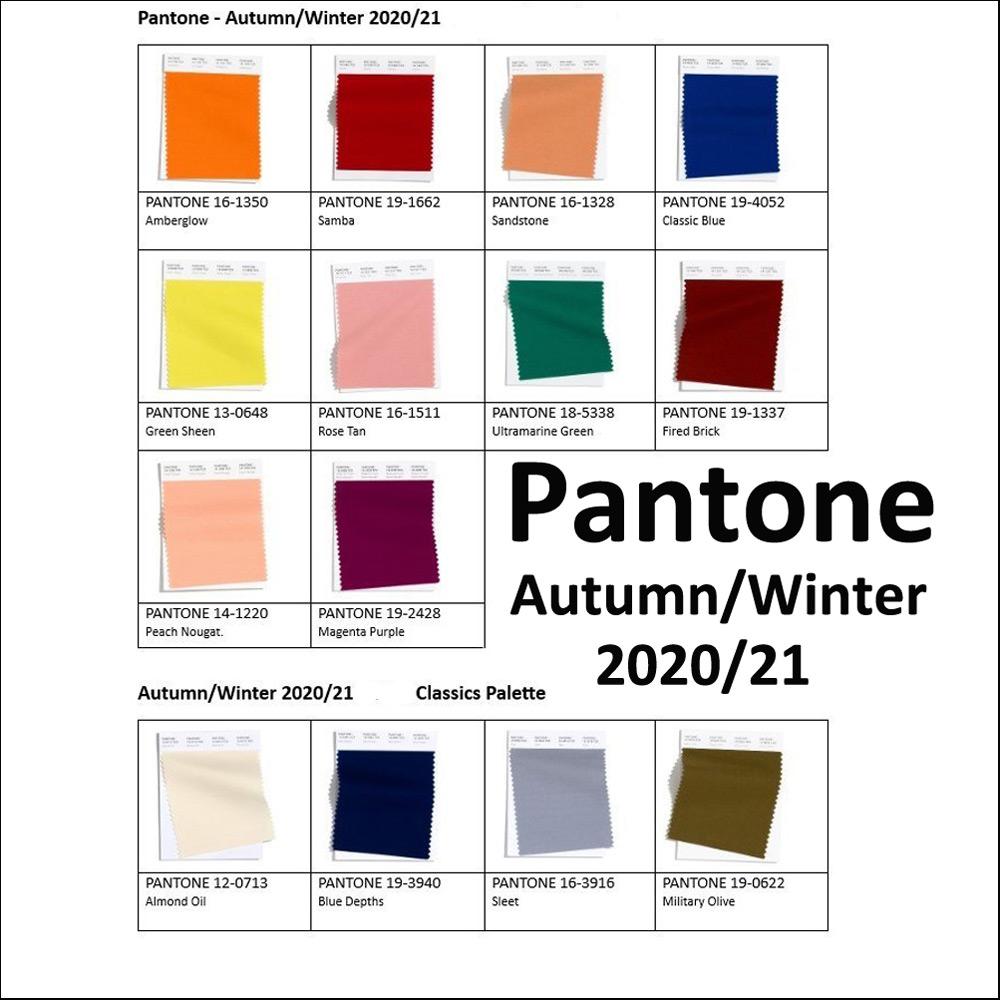 Pantone Fall Winter 2020/2021 Colors – Just Style LA