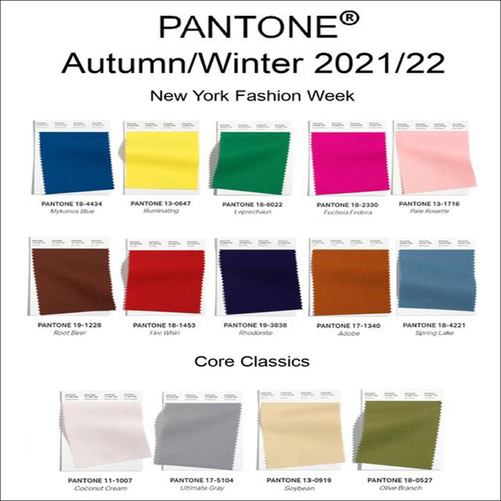 Pantone Fall Winter 2021/2022 Color Trends - Just Style LA