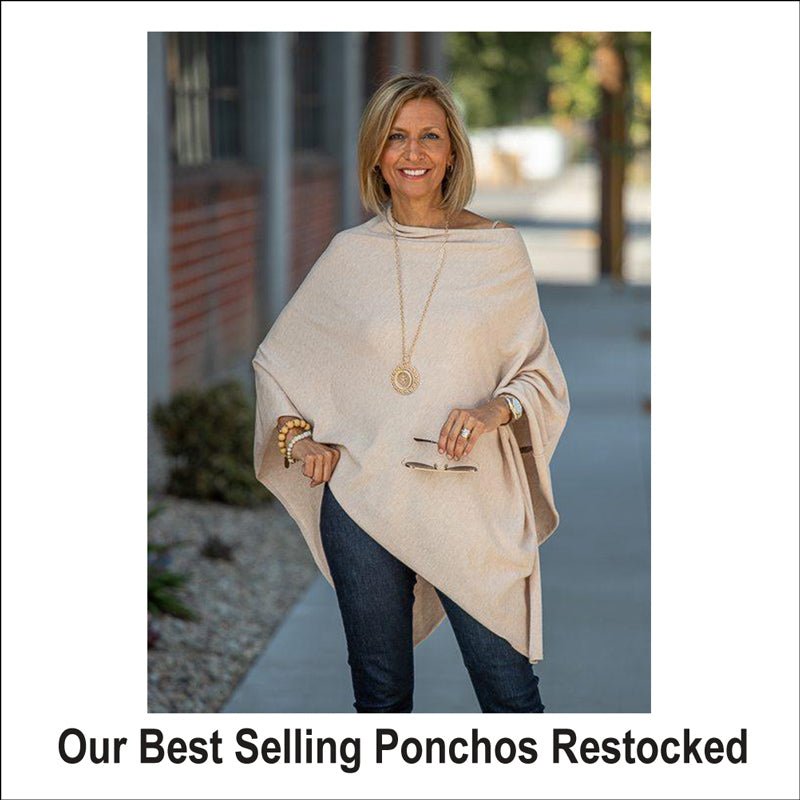 Recap Of Our Best Selling Pull On Ponchos - Just Style LA