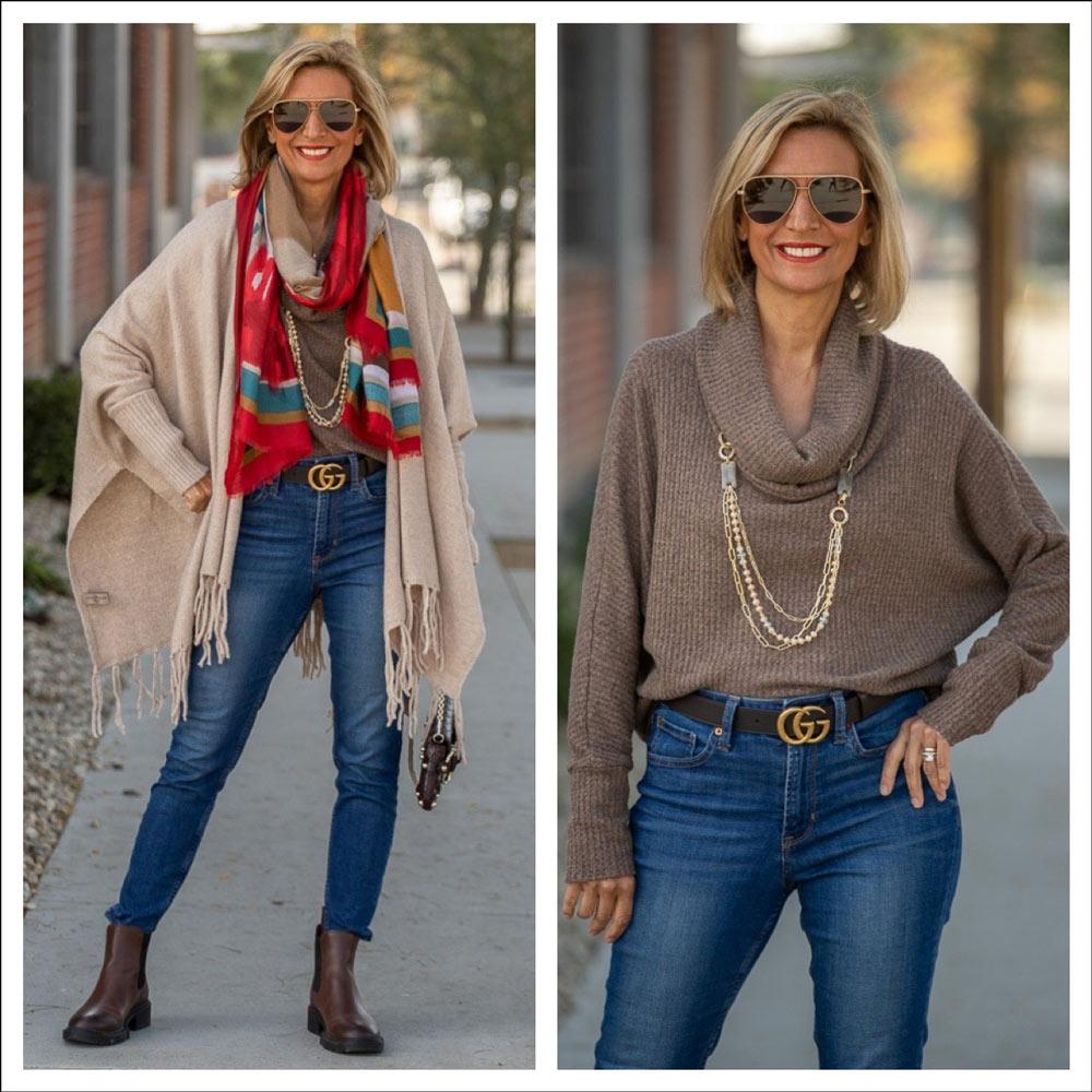 Rich Fall Neutrals With A Pop Of Color - Just Style LA