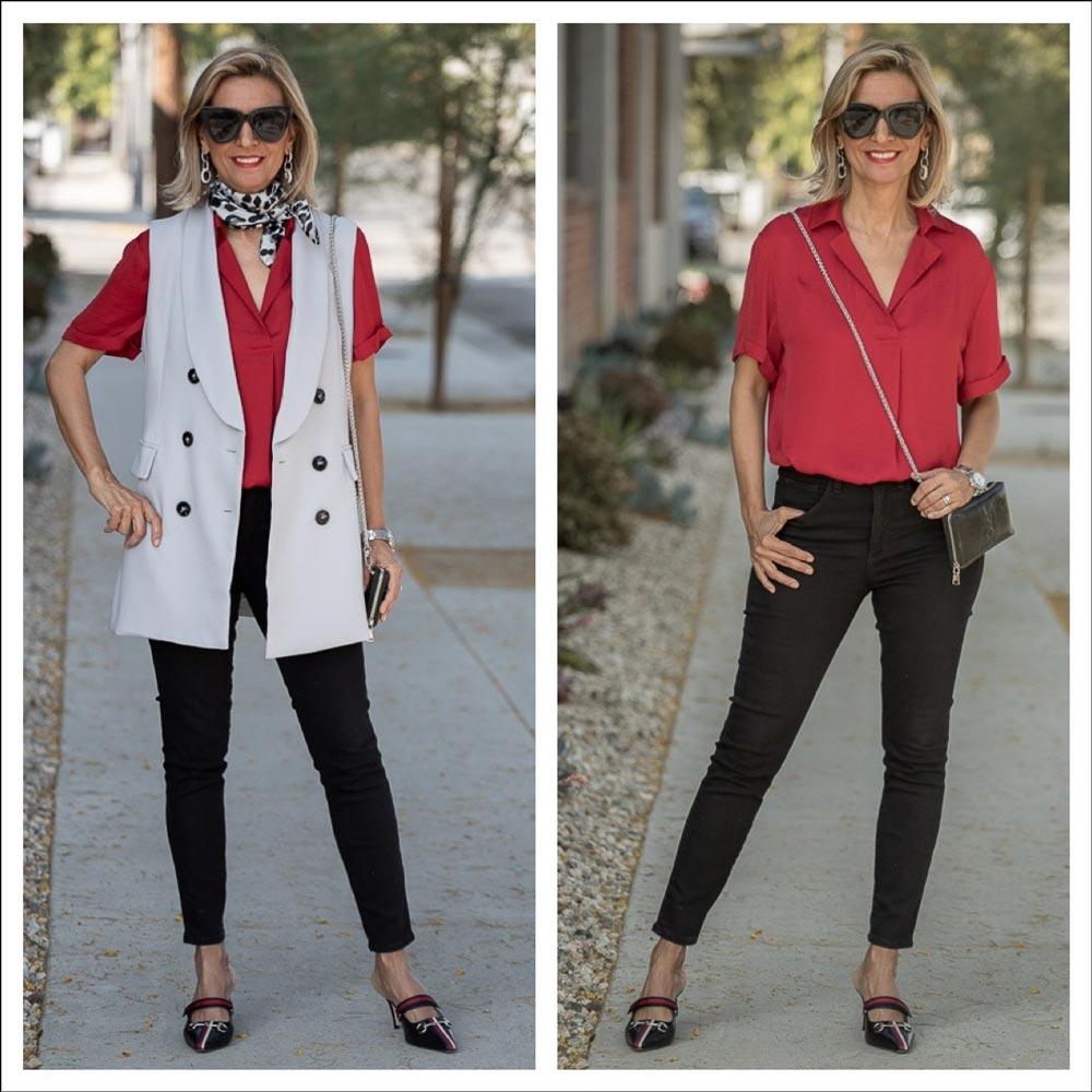 Sleeveless Blazers And Vests A Perfect Transitional Item - Just Style LA