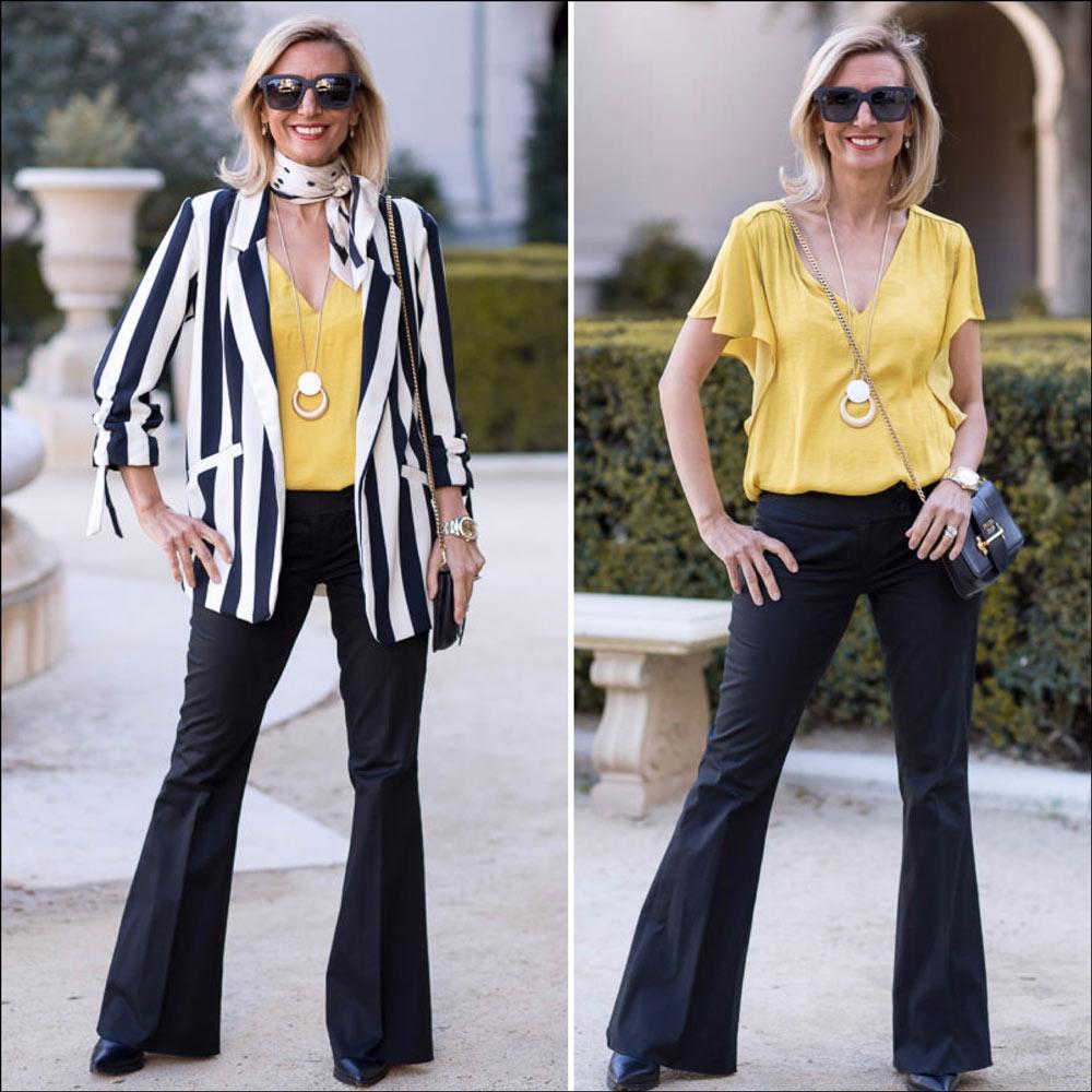 Flare pants outfit outlet 2019