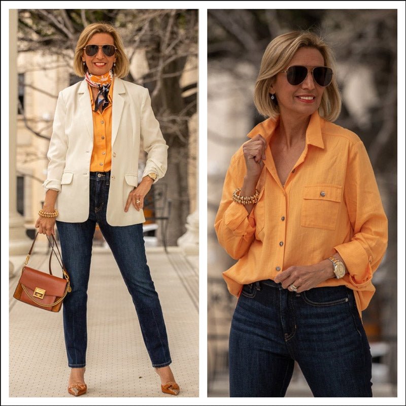 Spring Color Trend Alert Tangerine - Just Style LA