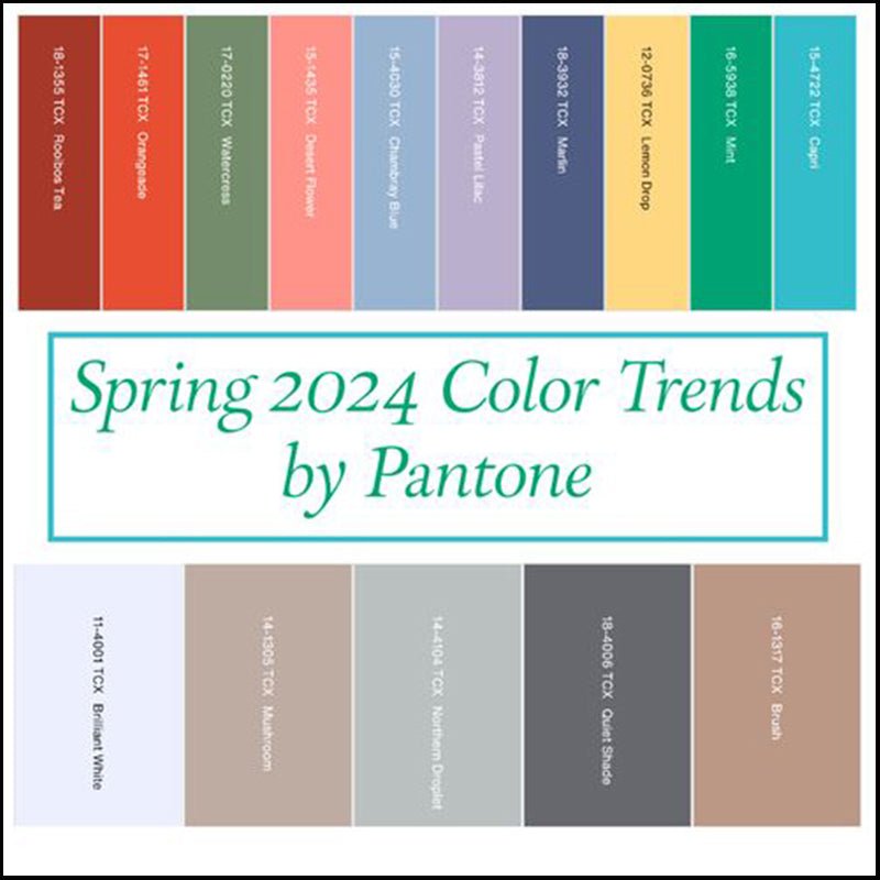 Pantone Color Trends PANTONE RELEASES SPRING/SUMMER 2025 FASHION COLOR