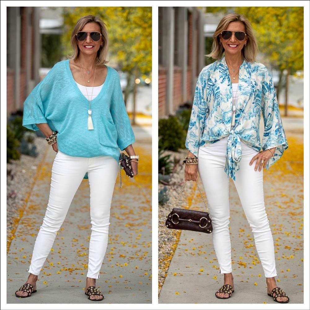 Turquoise And White A Perfect Color Combo - Just Style LA