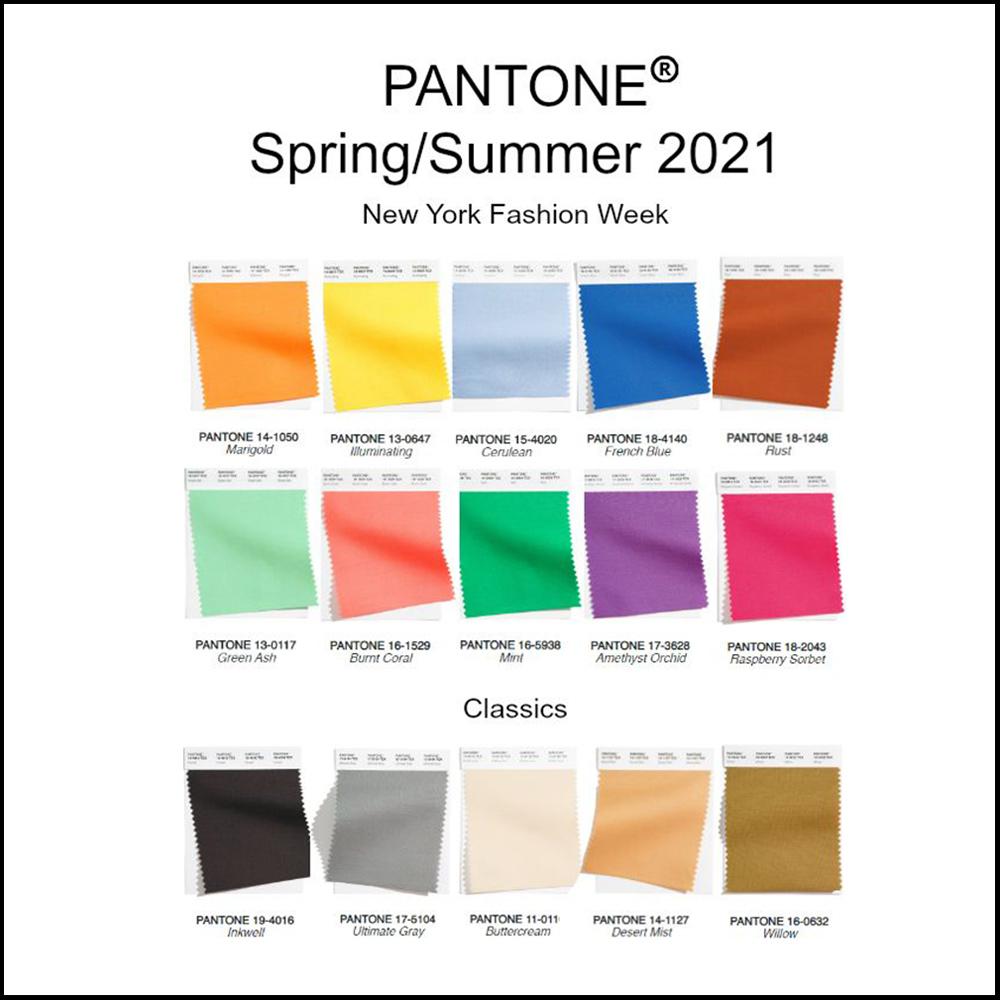 PANTONE® USA  New York Fashion Week Spring/Summer 2021