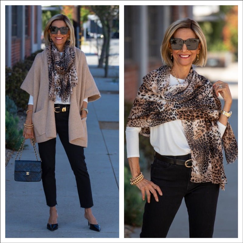 We Are Back For Fall With Camel And Black And A Touch Of Leopard - Just Style LA