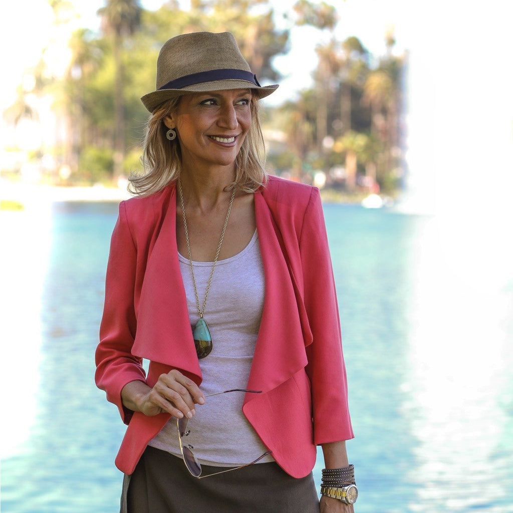 Wearing Our Cosmo Jacket On A Fun Summer Day - Just Style LA