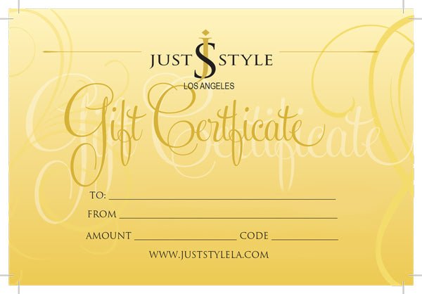 Just Style LA Gift Cards - Just Style LA