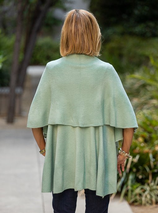 Seafoam Cape Vest - Just Style LA