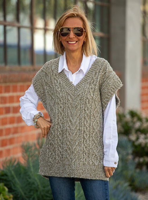 Oversized Knit Vest Womens Oversized Sweater Vest Oversized