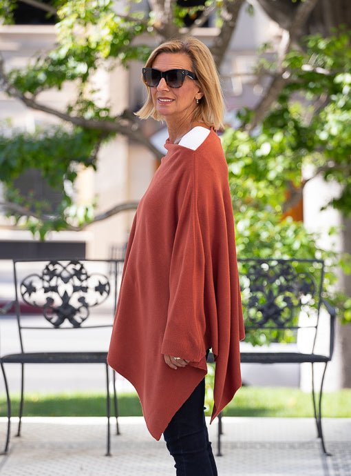 Sienna Pull On Poncho - Just Style LA
