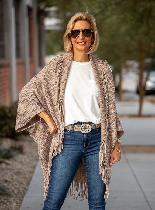 トップス POLYPLOID CARDIGAN C BROWN MELANGE POLYPLOID CARDIGAN C BROWN MELANGE